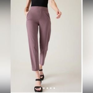 LAST CHANCE NEW Athleta Brooklyn Ankle Pant in damask mauve 6 8